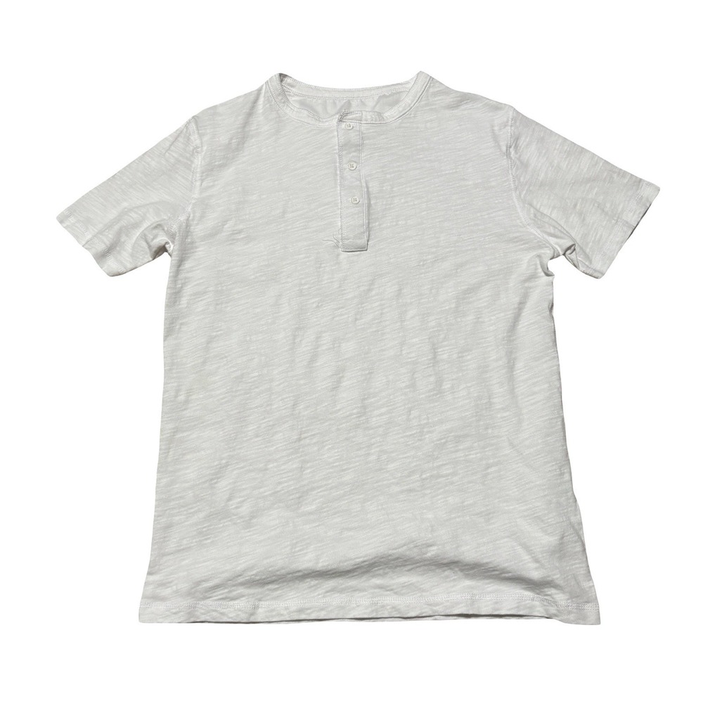 TAL Women's White Henley T‎ Shirt Size Large 20 x 27